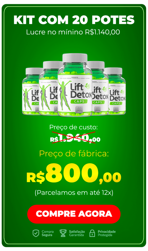 Representantes Lift Detox Caps